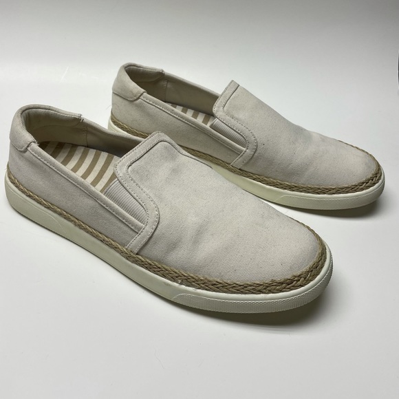 Vionic Rae women’s 7.5 canvas flats loafers in ivory with rope detail - Picture 5 of 6